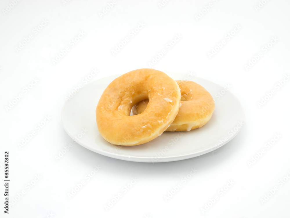 Donut isolated on white background Donut isolated on white background