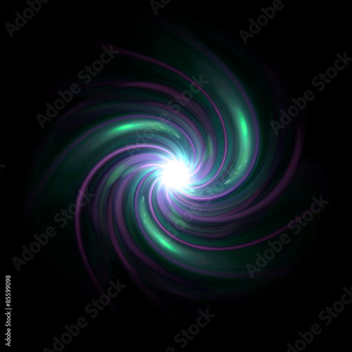twirl of purple flare expose