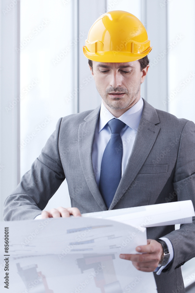 Architector in hardhat Architector in hardhat