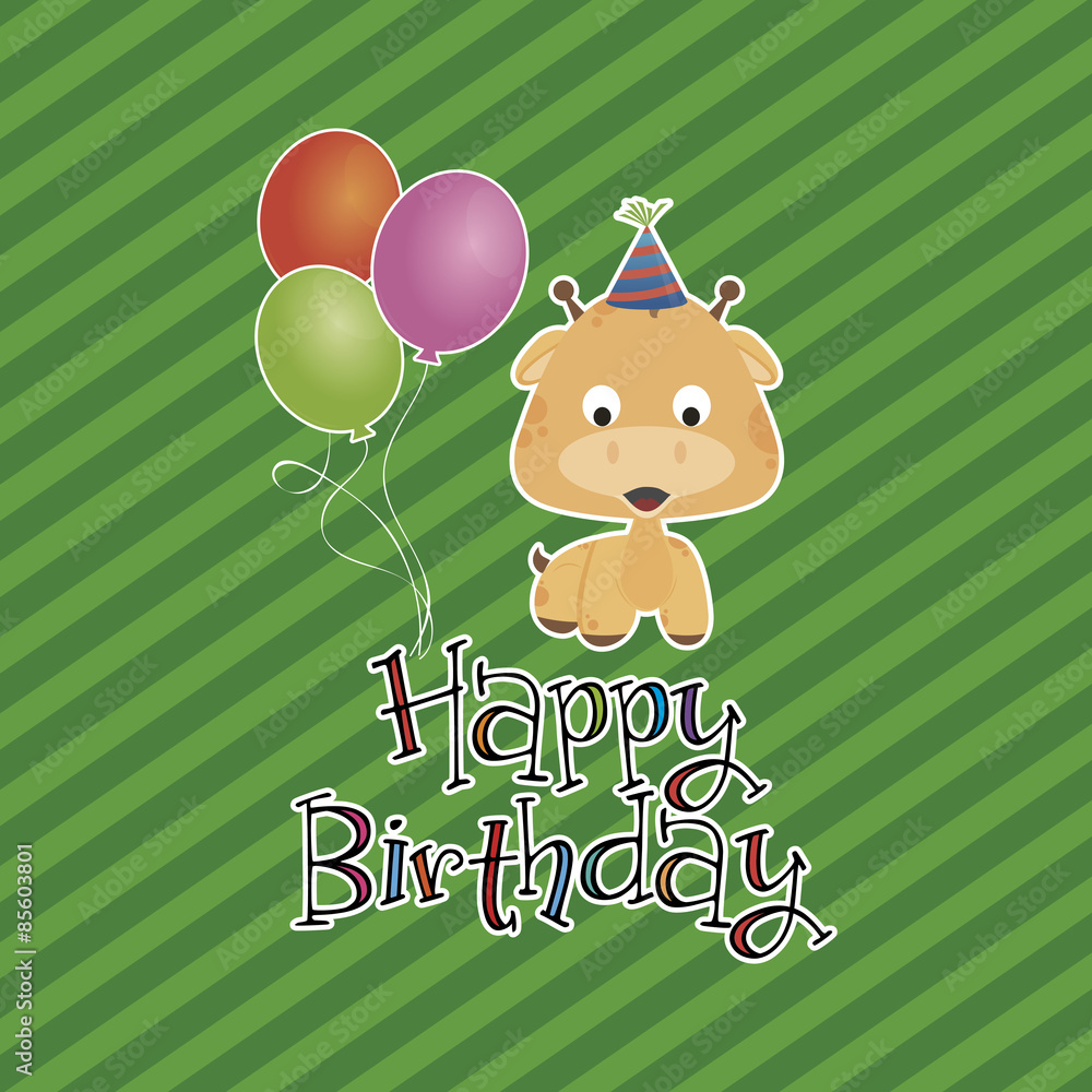 Fototapeta premium Happy birthday