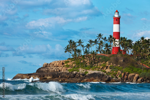 Lighthouse on cliff