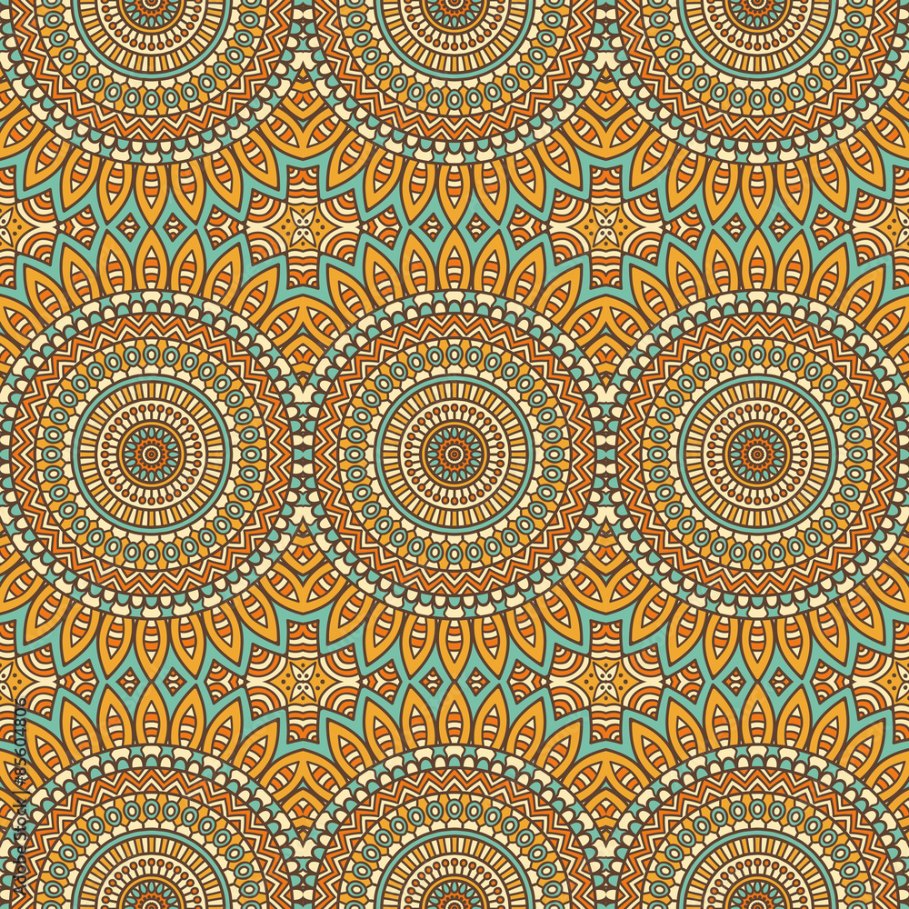 Ethnic floral seamless pattern Ethnic floral seamless pattern