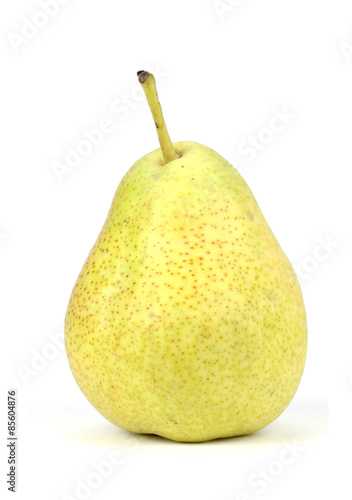 Close up Pear on a white background