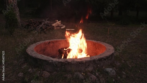 Wallpaper Mural Campfire Torontodigital.ca