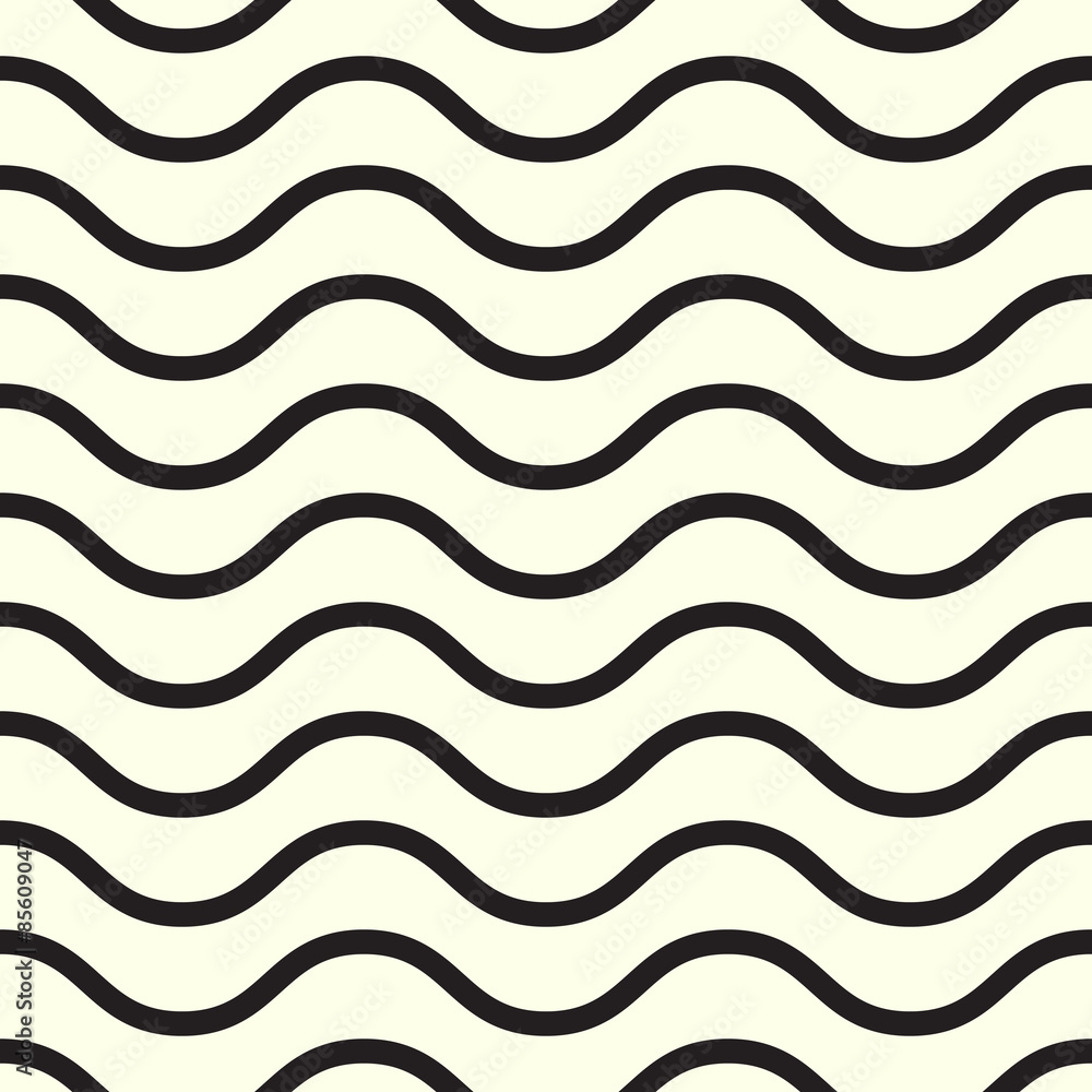 Vector seamless geometric pattern background for decoration, wallpaper, web page, surface textures and print. Minimalistic black lines and waves beige backdrop Vector seamless geometric pattern background for decoration, wallpaper, web page, surface textures and print. Minimalistic black lines and waves beige backdrop