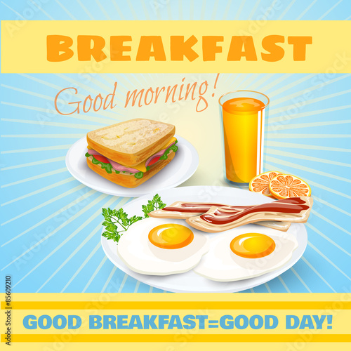  Breakfast classical  poster