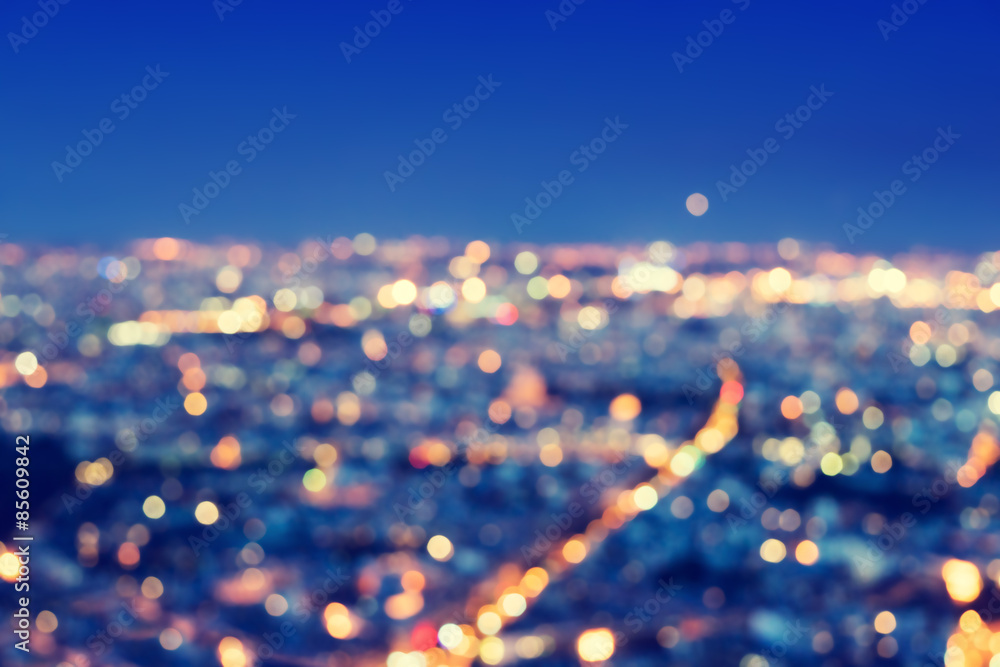 Fototapeta premium bokeh w Paryżu, Francja,