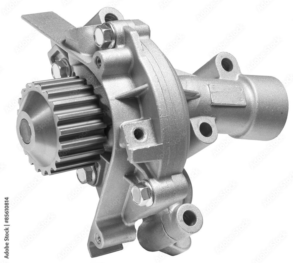 Water pump. Isolated on white background Water pump. Isolated on white background