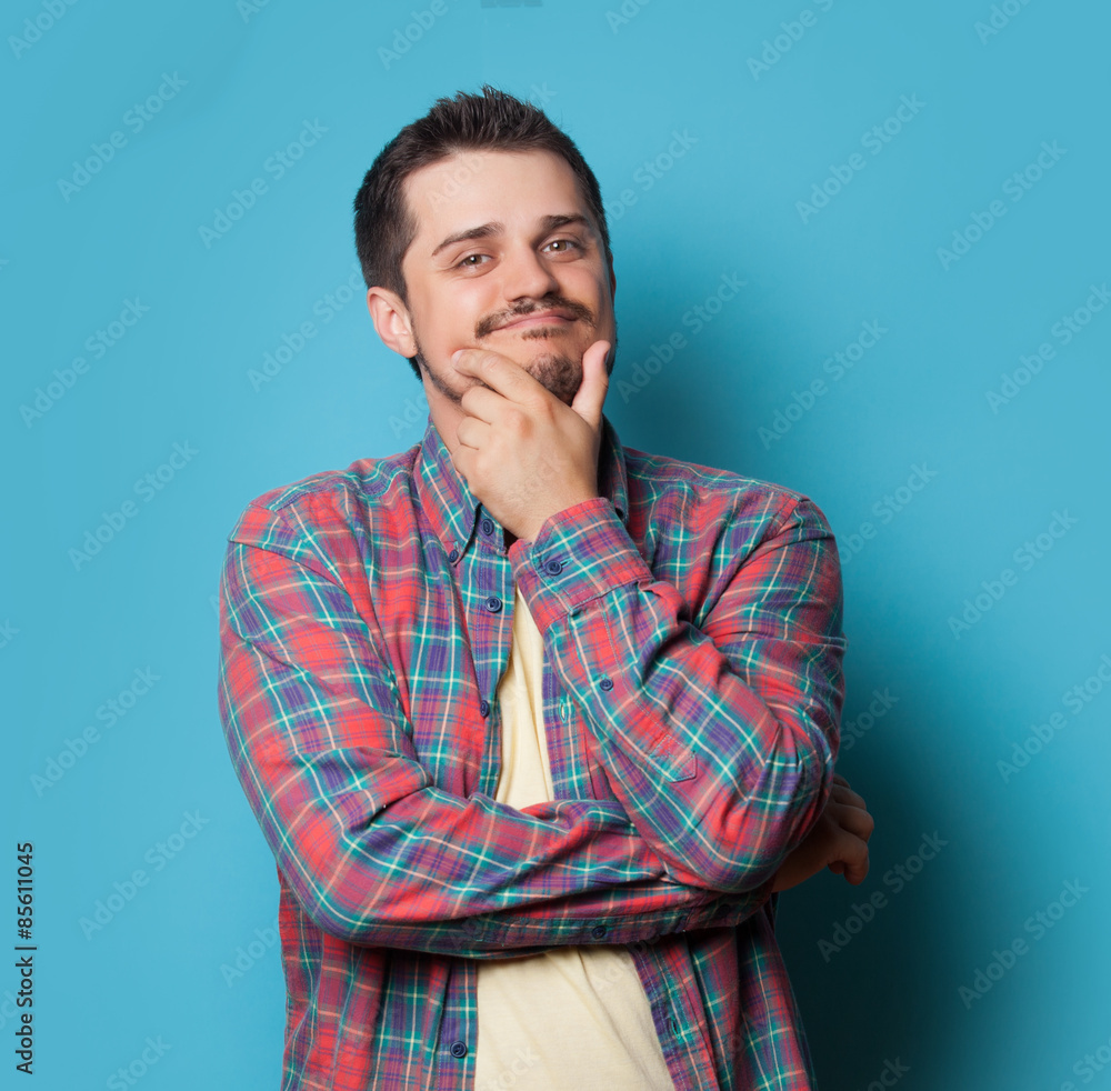 young guy in shirt young guy in shirt