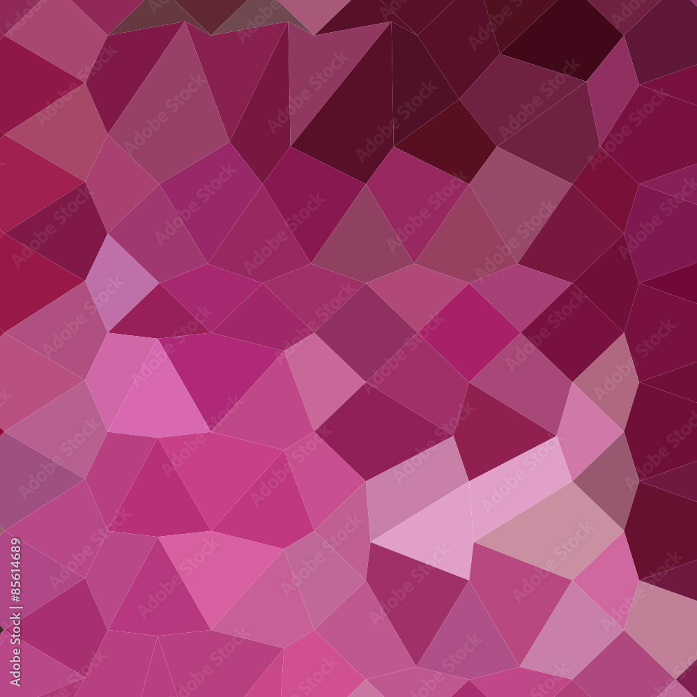 Obraz premium French Rose Pink Abstract Low Polygon Background