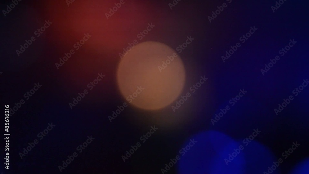 Patterns of red and blue spotlights
Patterns of red and blue spotlights