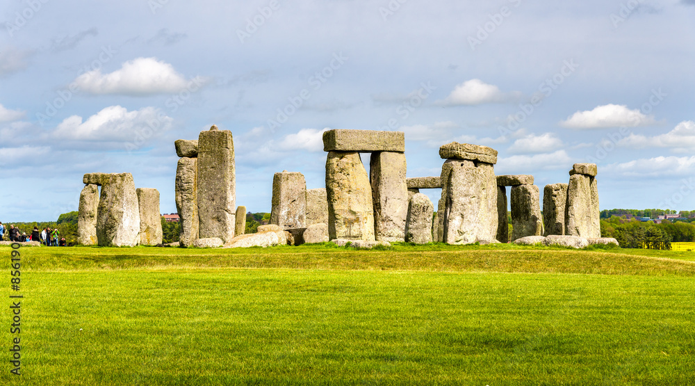 Stonehenge, a prehistoric monument in Wiltshire, England