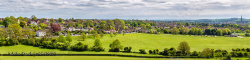 View of Salisbury from Old Sarum - England © Leonid Andronov