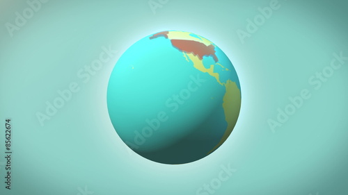 United States with title flat