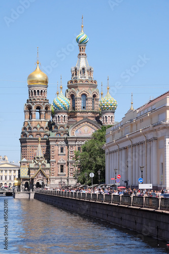 Сhurch of savior on Spilled Blood in St. Petersburg, Russia