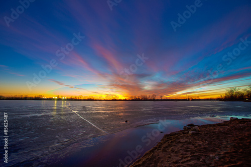 Sunset over Creve Coeur Lake