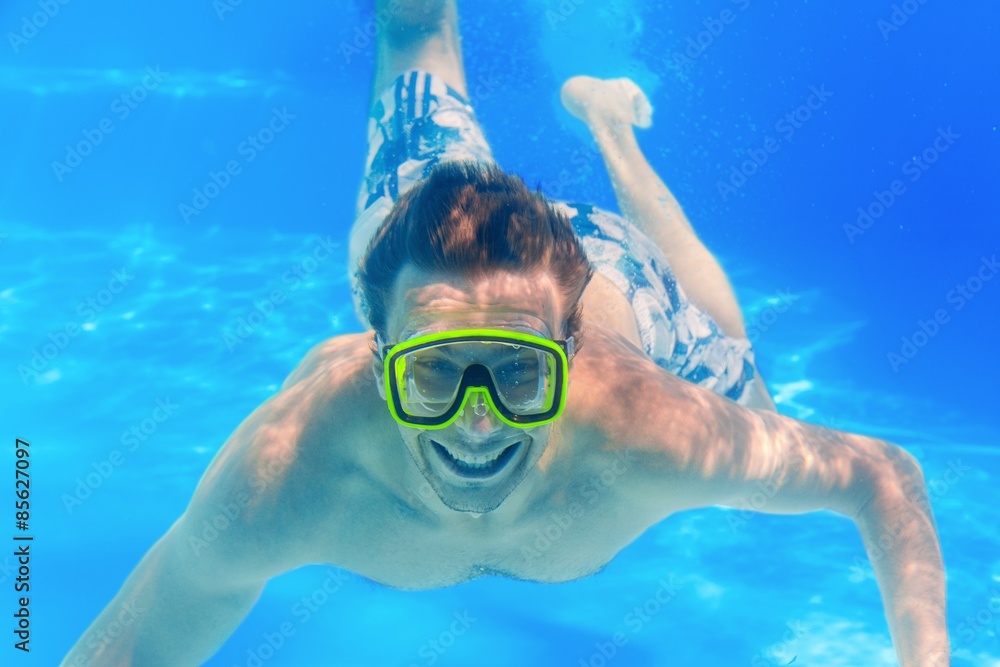 Naklejka premium Swimming, Swimming Pool, Sport.