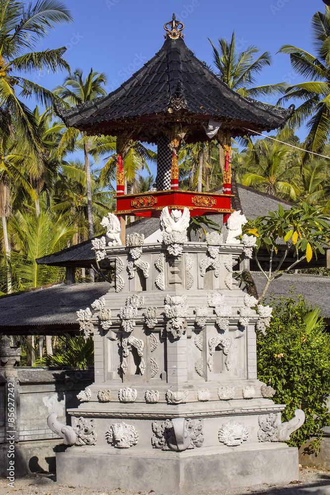 a small temple for good spirits, Nusa Penida, Indonesia