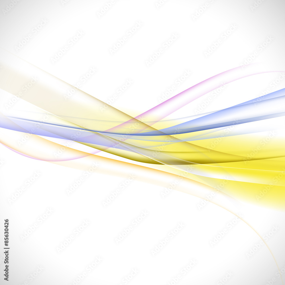 Fototapeta premium abstract elegant colorful curve background, vector illustration