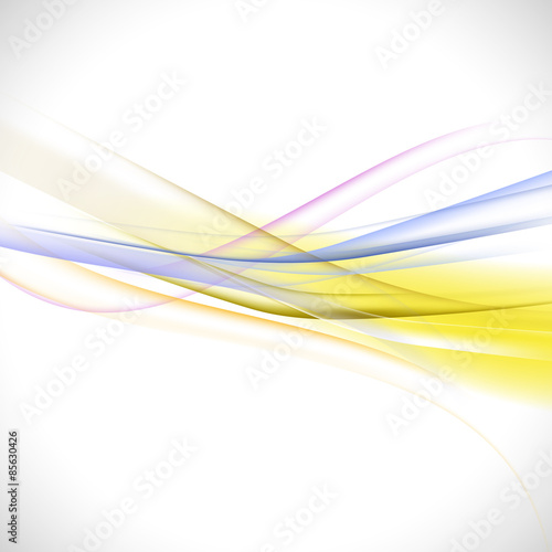 abstract elegant colorful curve background, vector illustration © JUMPEE STUDIO