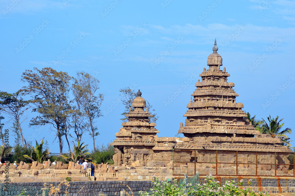 Shore Temple in Mahabalipuram,India
