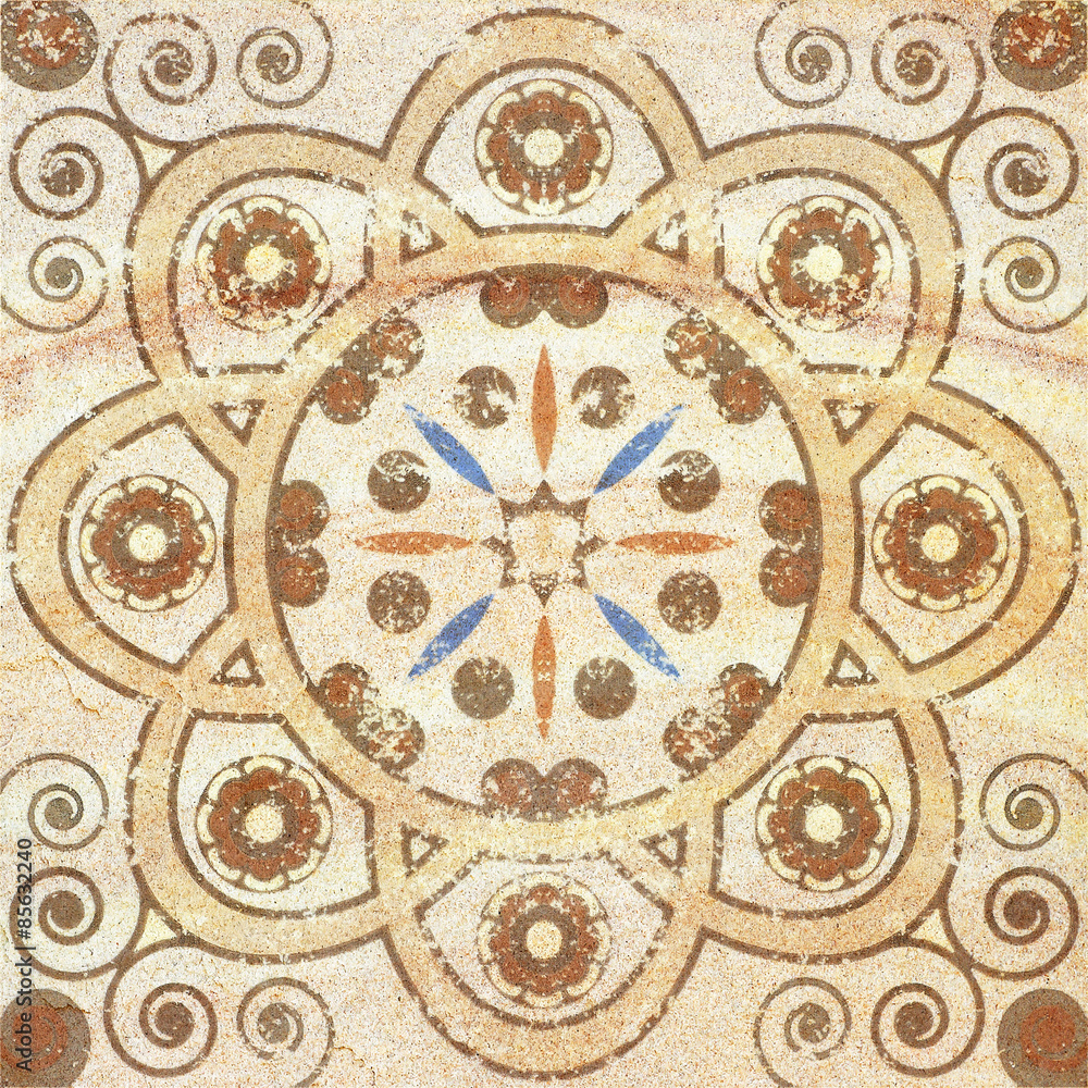 Decorative brown sand stone tile background Decorative brown sand stone tile background