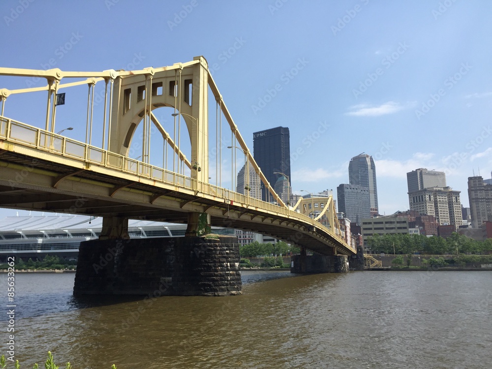 Fototapeta premium pittsburgh bridge