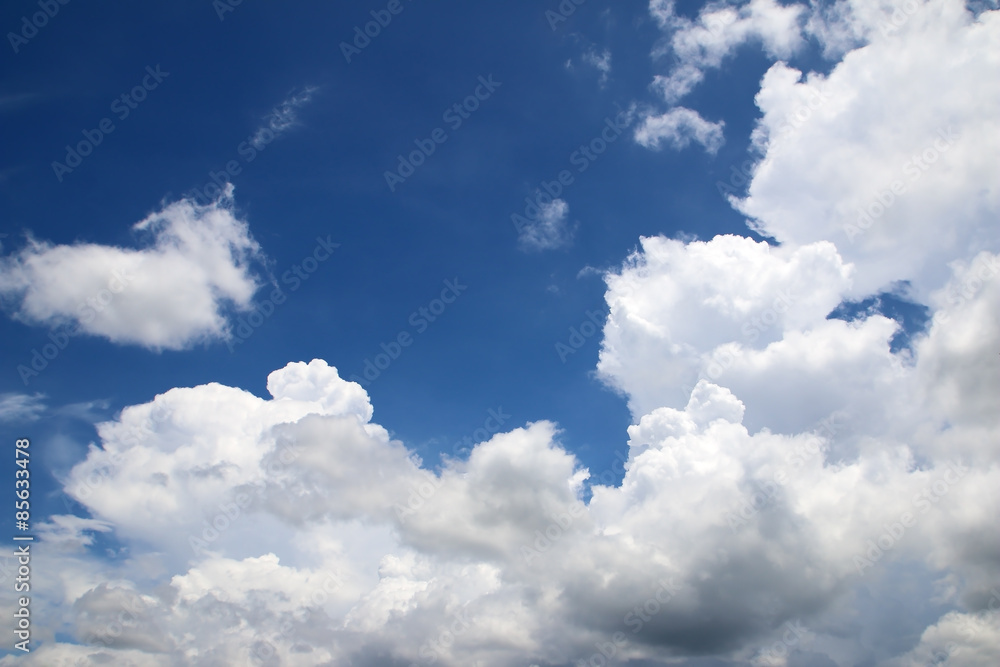 Fantastic soft white clouds against blue sky Fantastic soft white clouds against blue sky