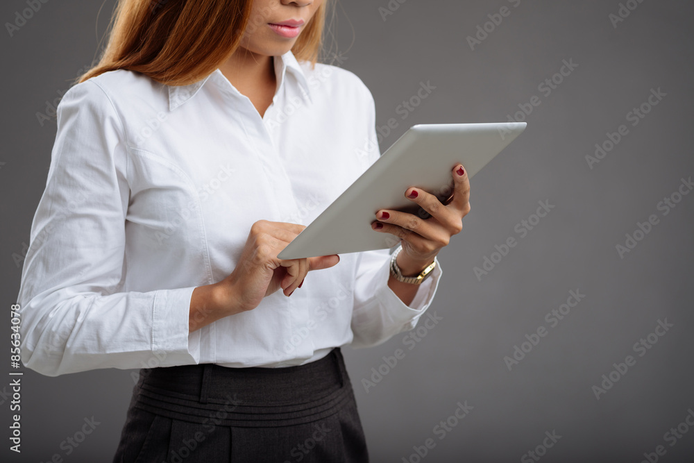 Using digital tablet Using digital tablet