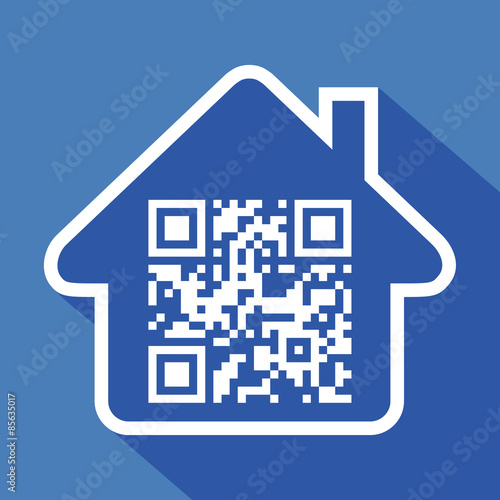 Logo maison et QR code.