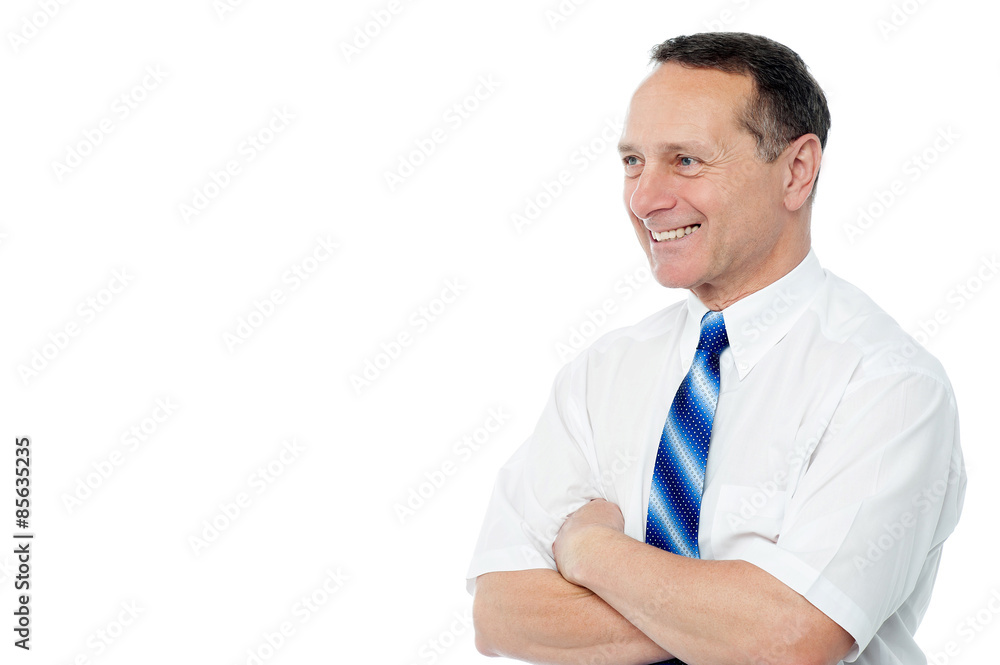 Confident male executive posing Confident male executive posing