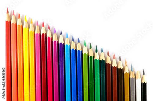 Color pencil on paper background