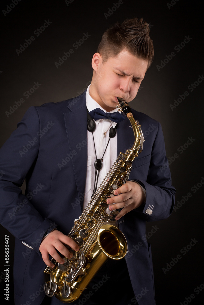 Fototapeta premium Saxophonist