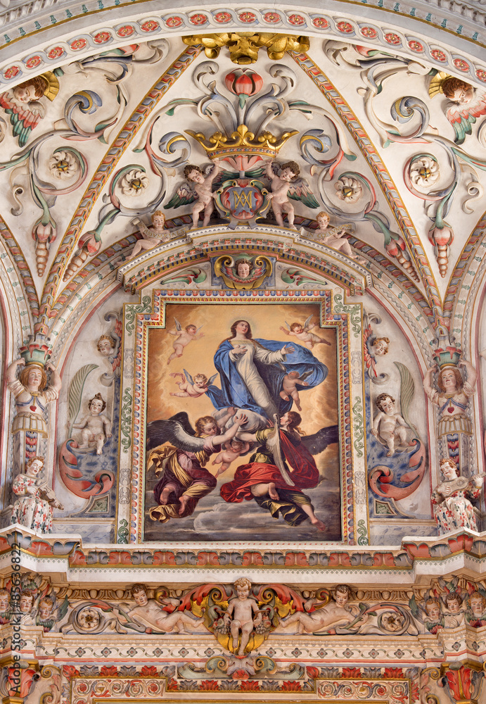 Granada - Assumption of Virgin in  Monasterio de la Cartuja church