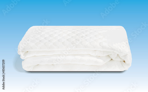 Vettorial of Padded mattress cover in cotton handmade in Italy
