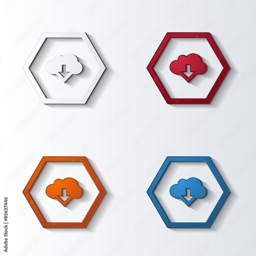 icon4colors_hexagon_frame_181 icon4colors_hexagon_frame_181
