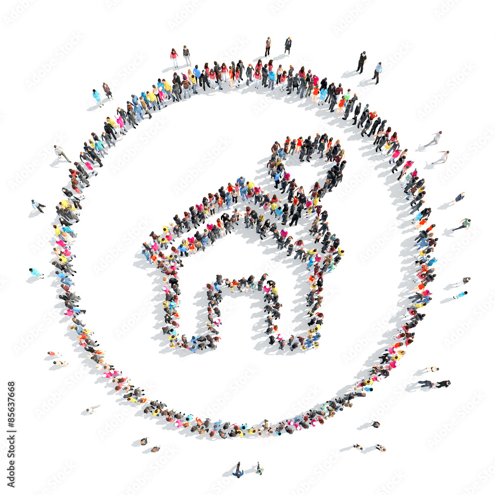 people in the shape of a small house. people in the shape of a small house.