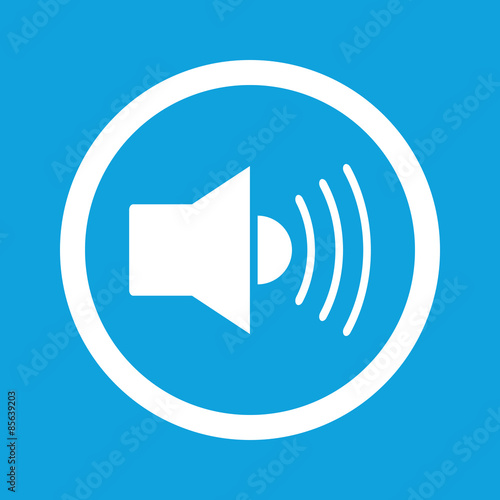 Loudspeaker sign icon