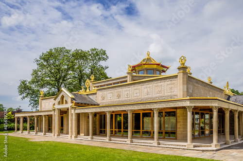 Buddist temple at Conishead Priory, Ulverston. photo