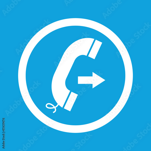 Outgoing call sign icon