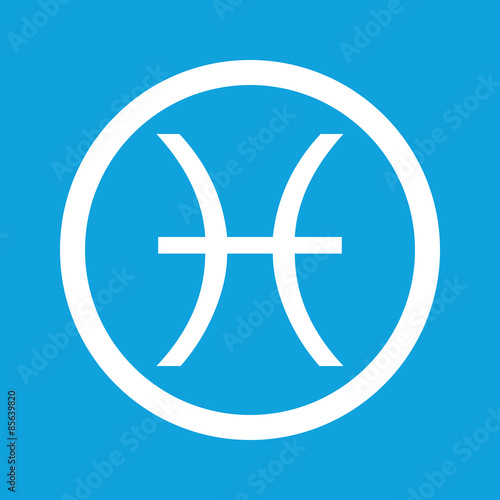 Pisces sign icon