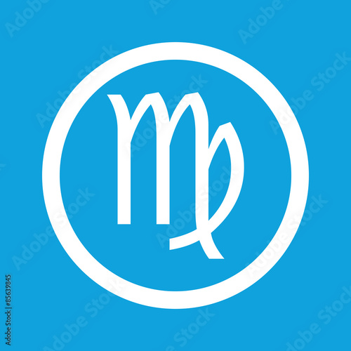 Virgo sign icon