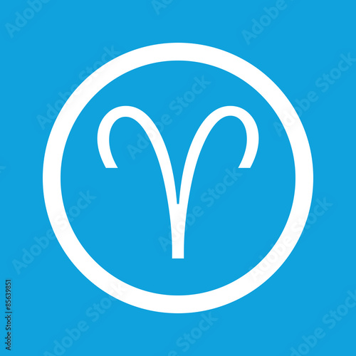 Aries sign icon