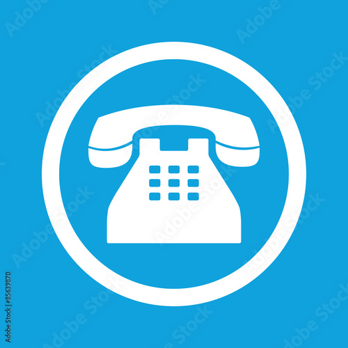 Phone sign icon