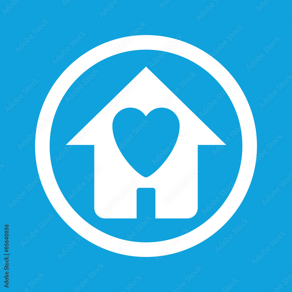 Beloved house sign icon Beloved house sign icon