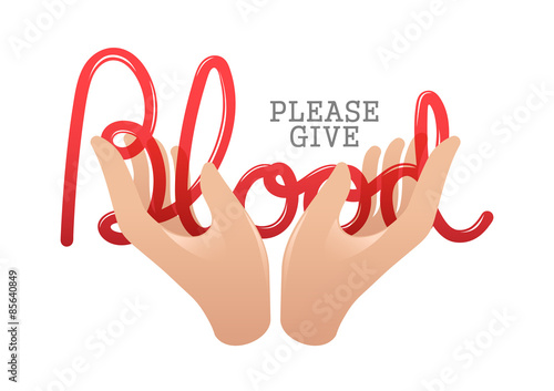 Please give blood vector