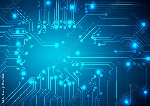 Vector. Digital technologies abstract background.