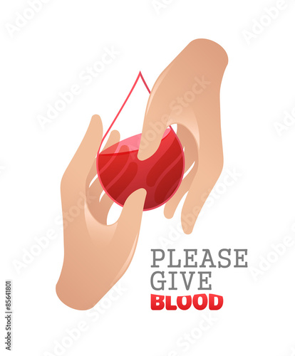 Please give blood vector