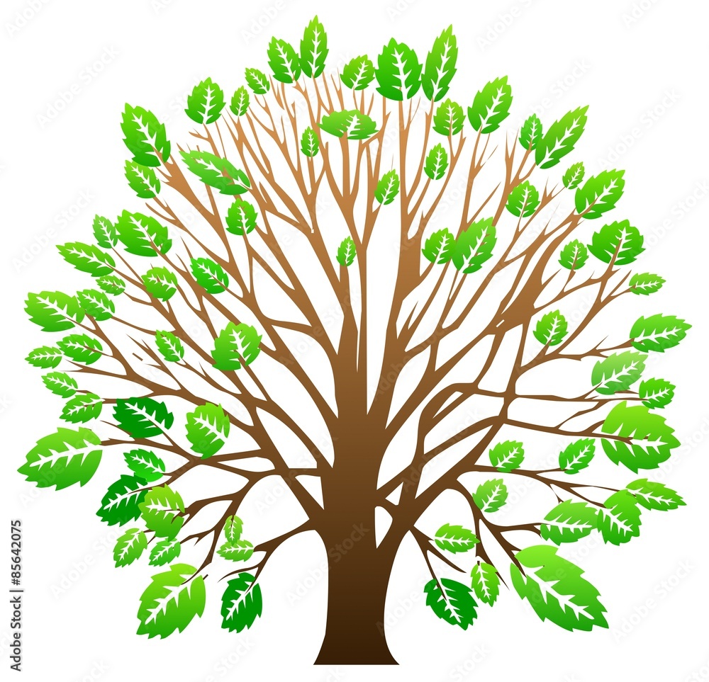 Naklejka premium Tree