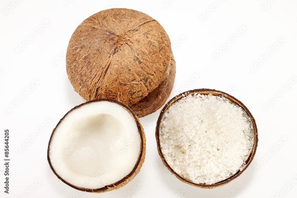 Coconut isolated on white Background Coconut isolated on white Background